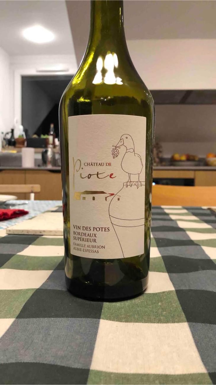 Vin des Potes Rouge - Château De Piote - Virginie Aubrion 