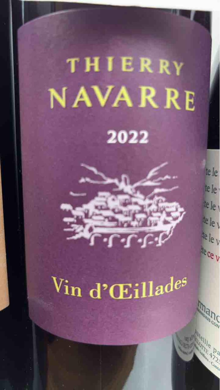 Vin d'Oeillades - Thierry Navarre - Thierry Navarre 