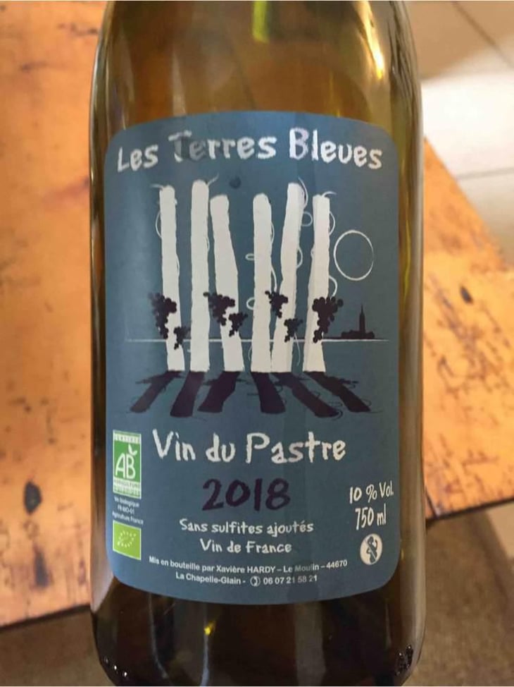 Vin du Pastre - Les Terres Bleues - Xavière Hardy 