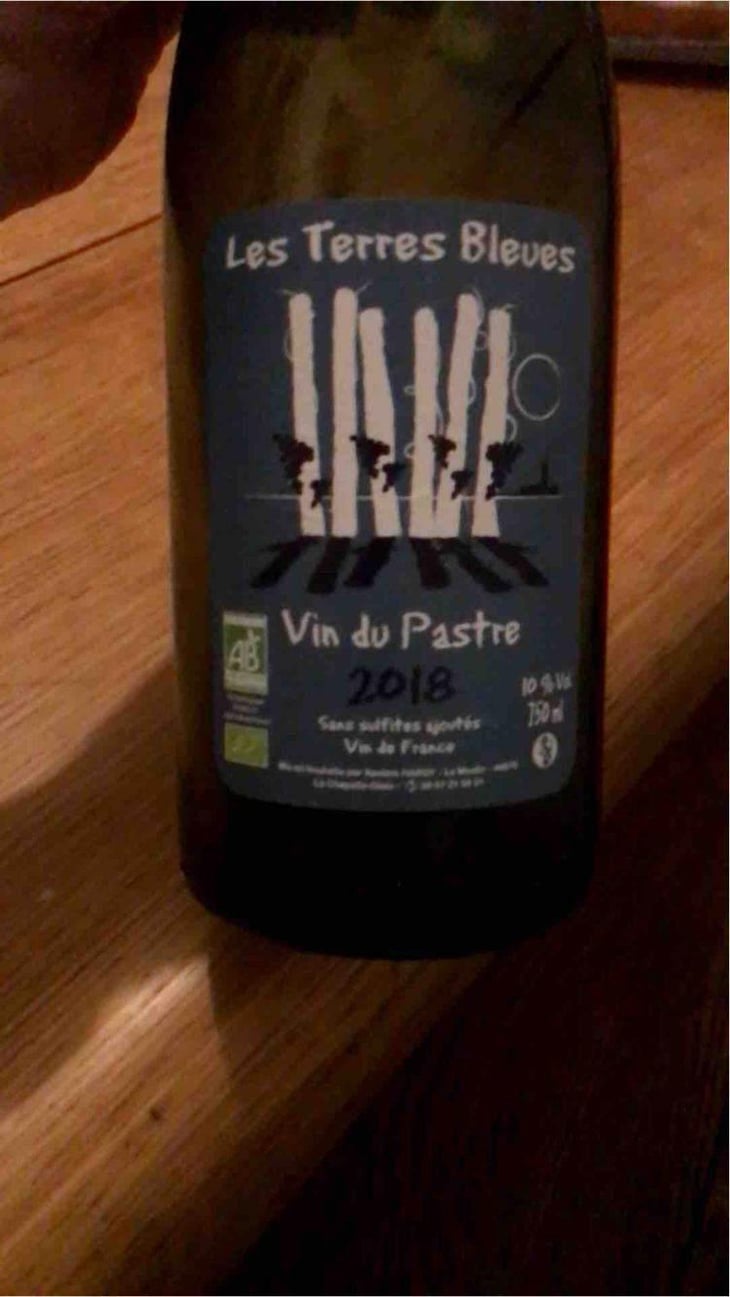 Vin du Pastre - Les Terres Bleues - Xavière Hardy 