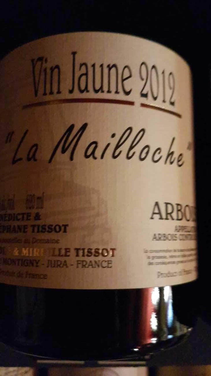 Vin Jaune En Spois - Domaine André & Mireille Tissot - Bénédicte & Stéphane Tissot 