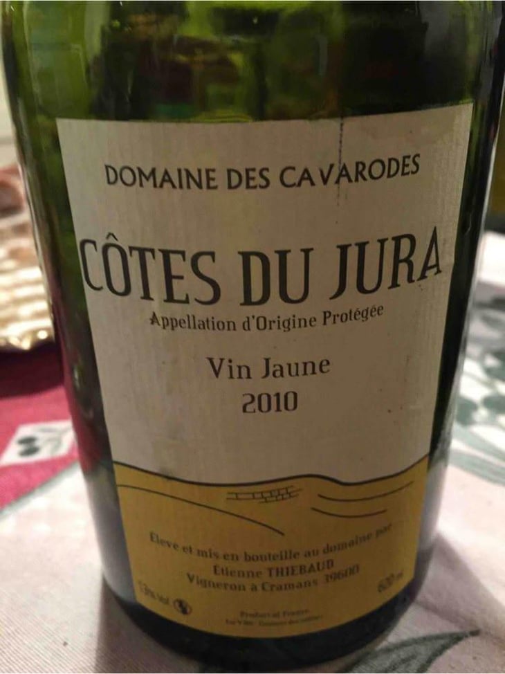 Vin Jaune - Domaine des Cavarodes - Etienne Thiebaud 