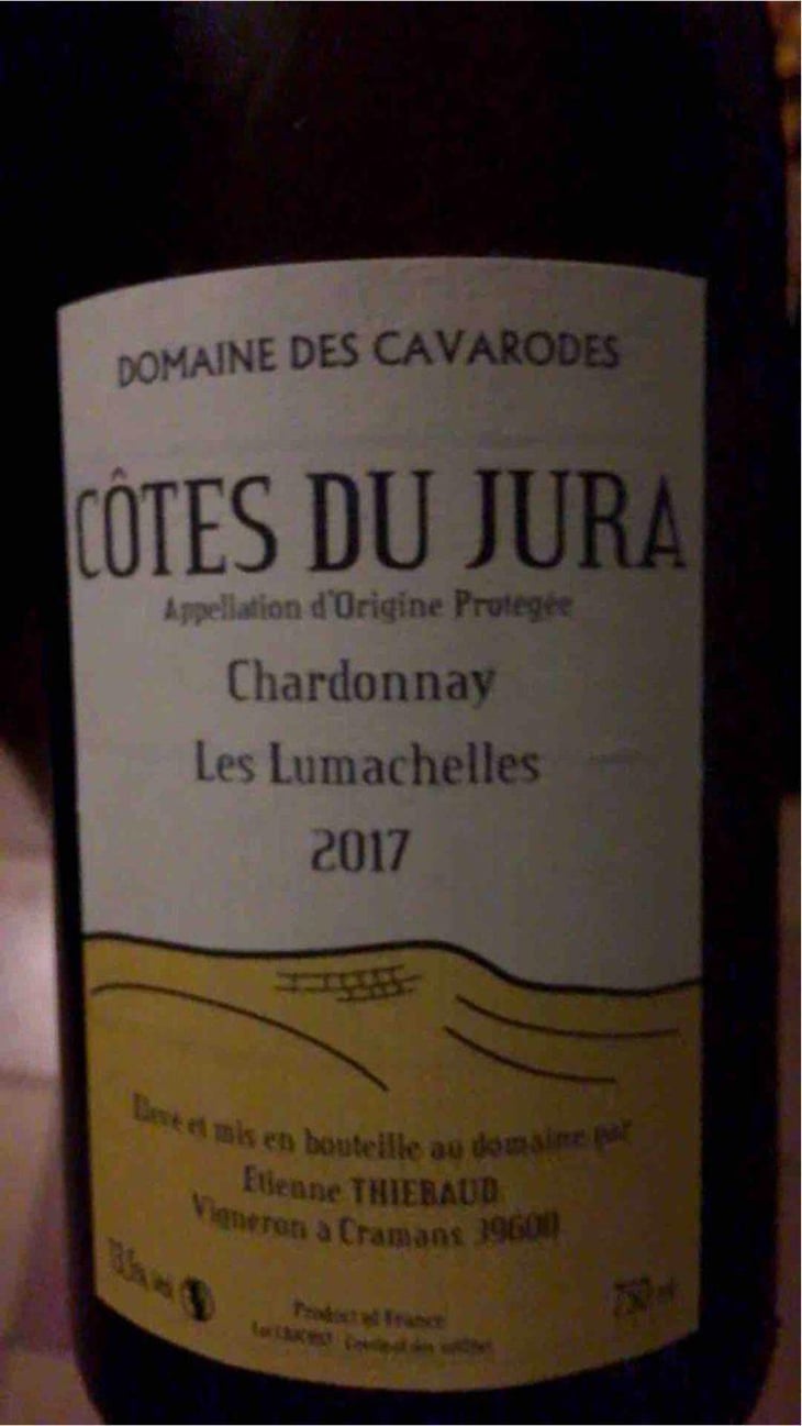 Vin Jaune - Domaine des Cavarodes - Etienne Thiebaud 