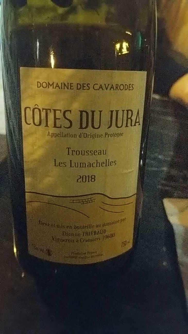 Vin Jaune - Domaine des Cavarodes - Etienne Thiebaud 