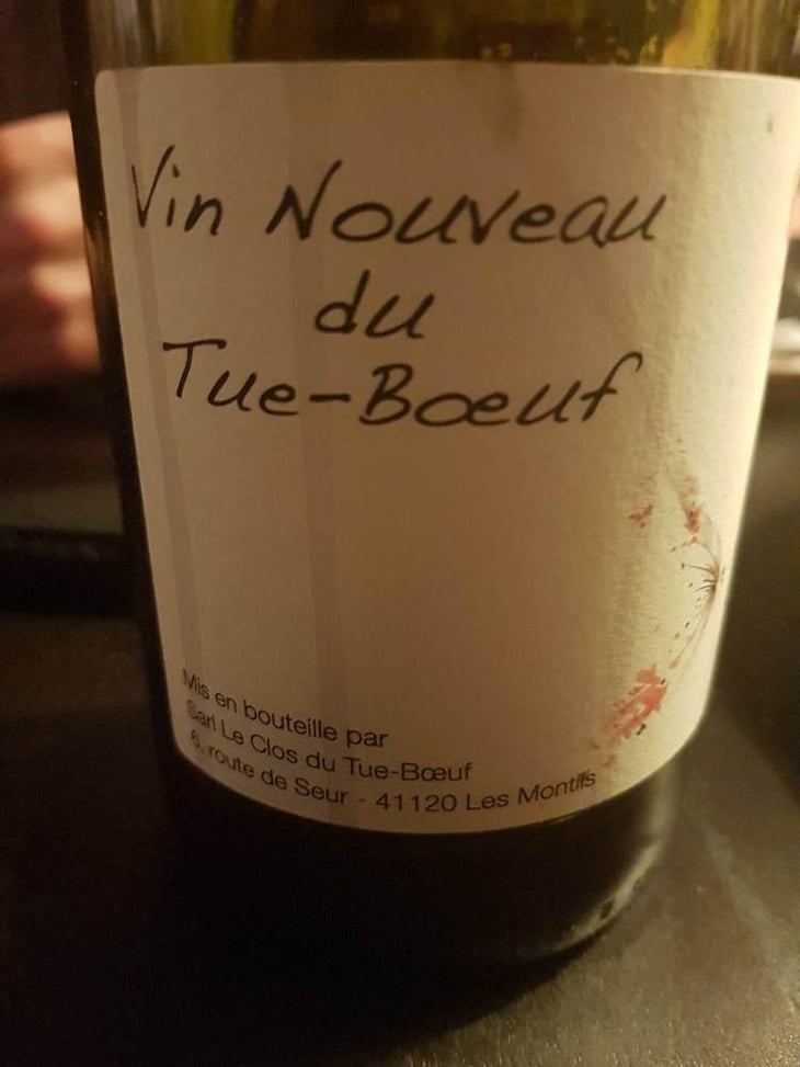 Vin Nouveau du Tue-Boeuf - Clos du Tue-Bœuf - Zoé, Louise & Thierry Puzelat 