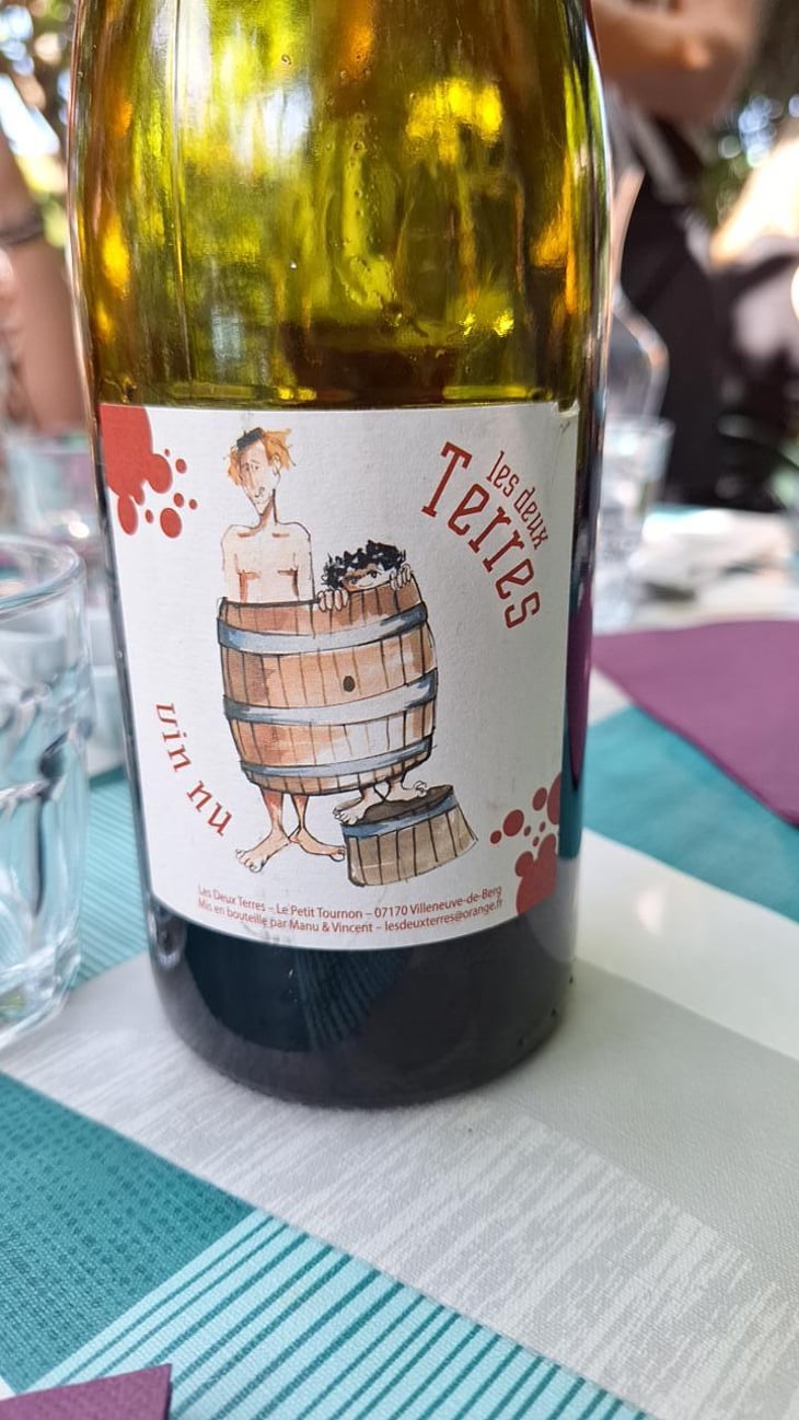 Vin Nu Blanc - Les Deux Terres - Vincent Fargier & Emmanuel Cunin 