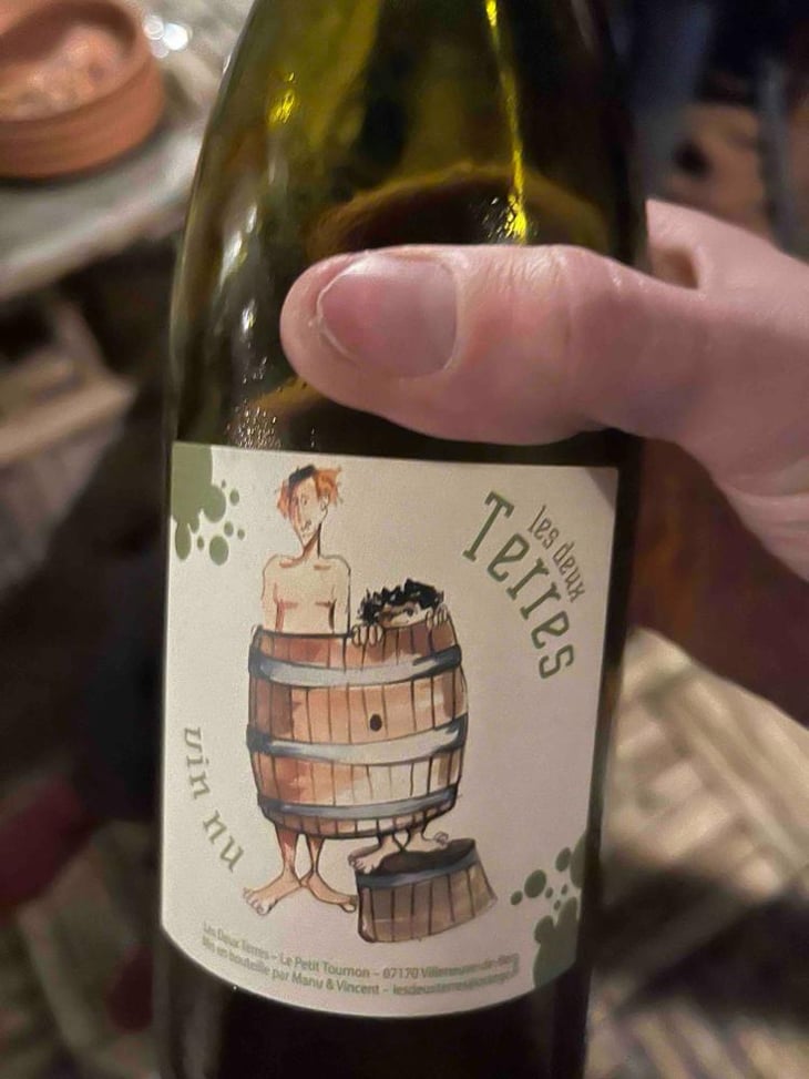 Vin Nu Blanc - Les Deux Terres - Vincent Fargier & Emmanuel Cunin 