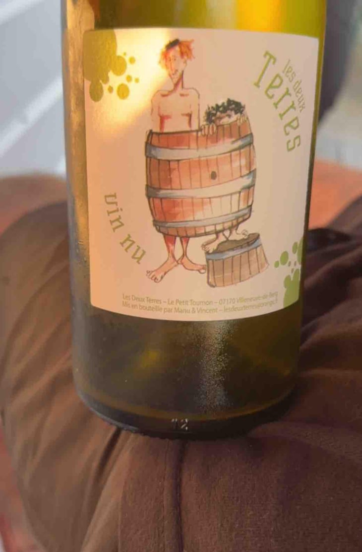 Vin Nu Blanc - Les Deux Terres - Vincent Fargier & Emmanuel Cunin 