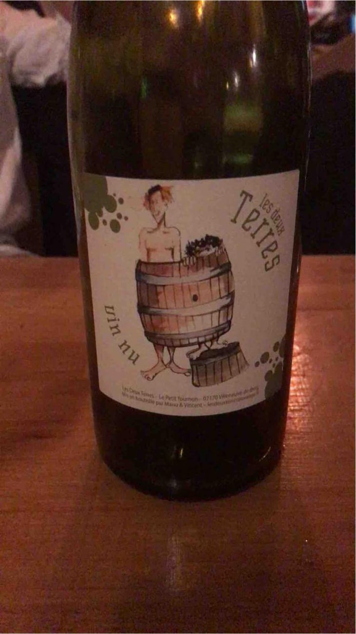 Vin Nu Blanc - Les Deux Terres - Vincent Fargier & Emmanuel Cunin 