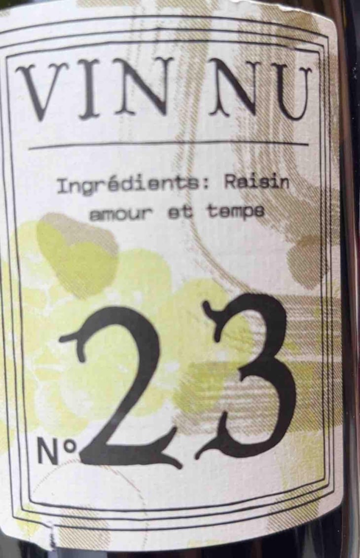 Vin Nu Cuvée 23 - Vin Nu - Myrtilles Du Trimoulet - Geoffrey Estienne 