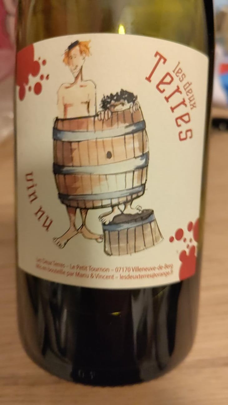 Vin Nu Rouge - Les Deux Terres - Vincent Fargier & Emmanuel Cunin -2022