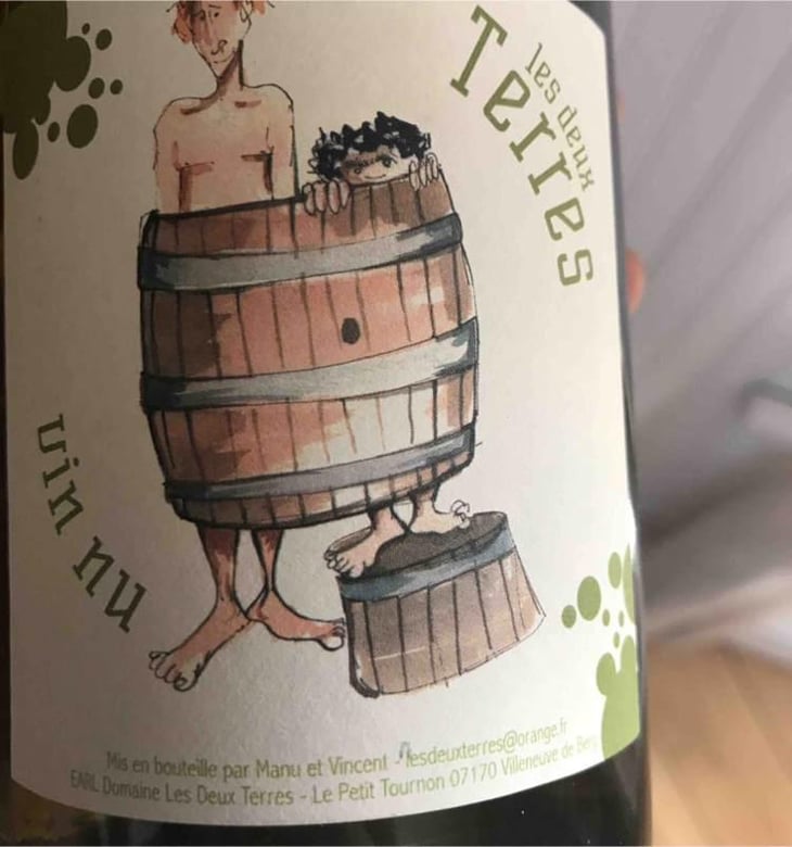 Vin Nu Rouge - Les Deux Terres - Vincent Fargier & Emmanuel Cunin -2022