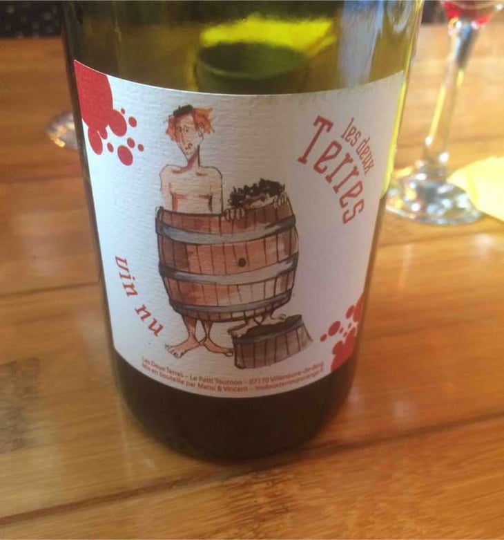 Vin Nu Rouge - Les Deux Terres - Vincent Fargier & Emmanuel Cunin -2022