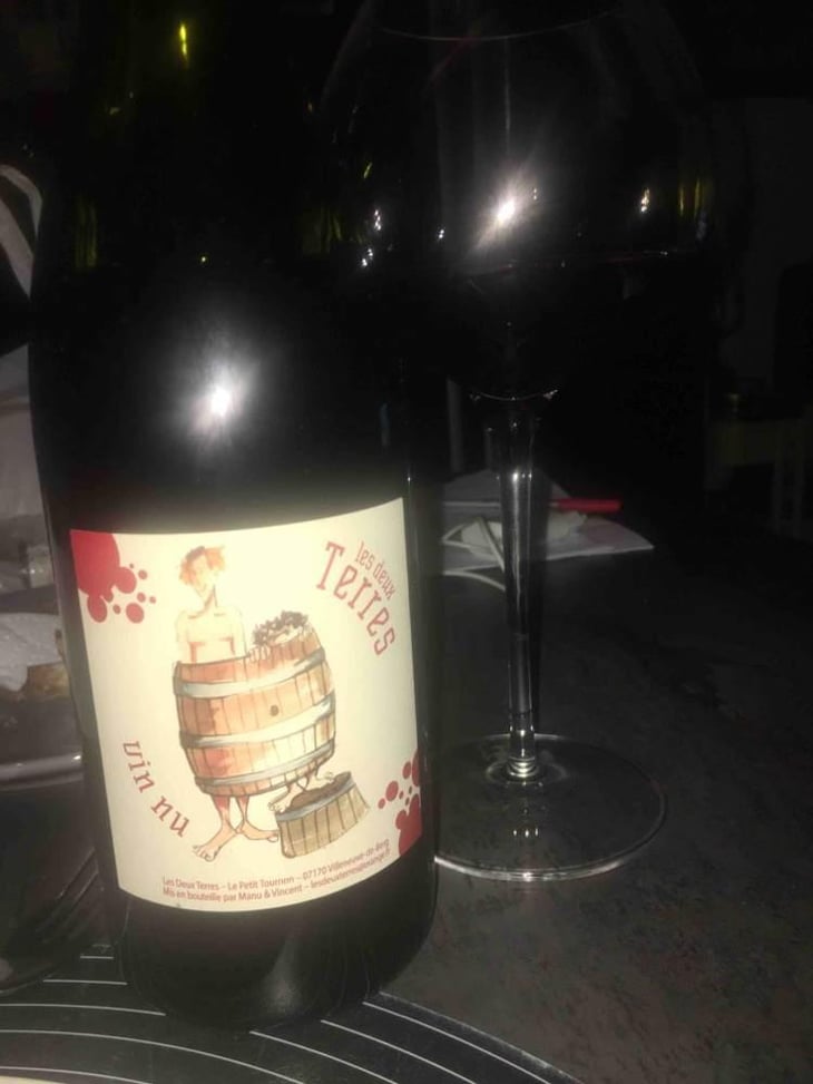 Vin Nu Rouge - Les Deux Terres - Vincent Fargier & Emmanuel Cunin -2022