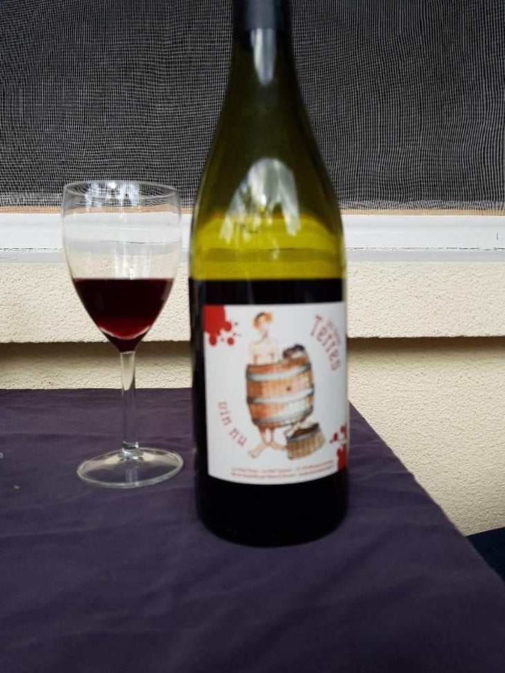 Vin Nu Rouge - Les Deux Terres - Vincent Fargier & Emmanuel Cunin -2022