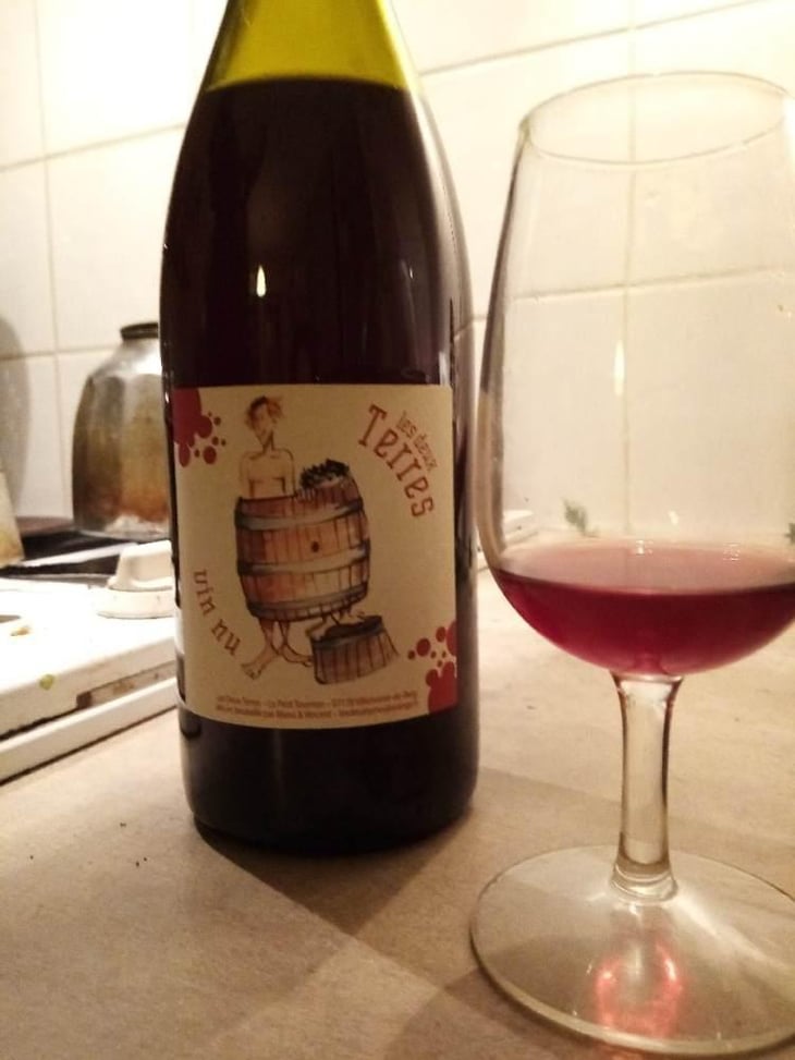 Vin Nu Rouge - Les Deux Terres - Vincent Fargier & Emmanuel Cunin -2022