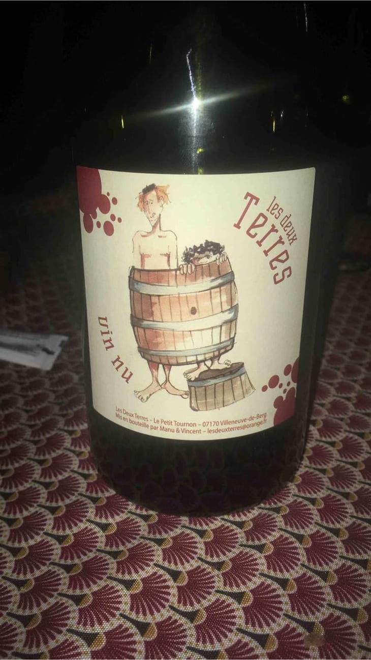 Vin Nu Rouge - Les Deux Terres - Vincent Fargier & Emmanuel Cunin -2022
