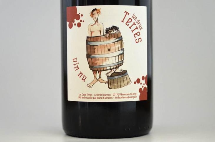 Vin Nu Rouge - Les Deux Terres - Vincent Fargier & Emmanuel Cunin -2022