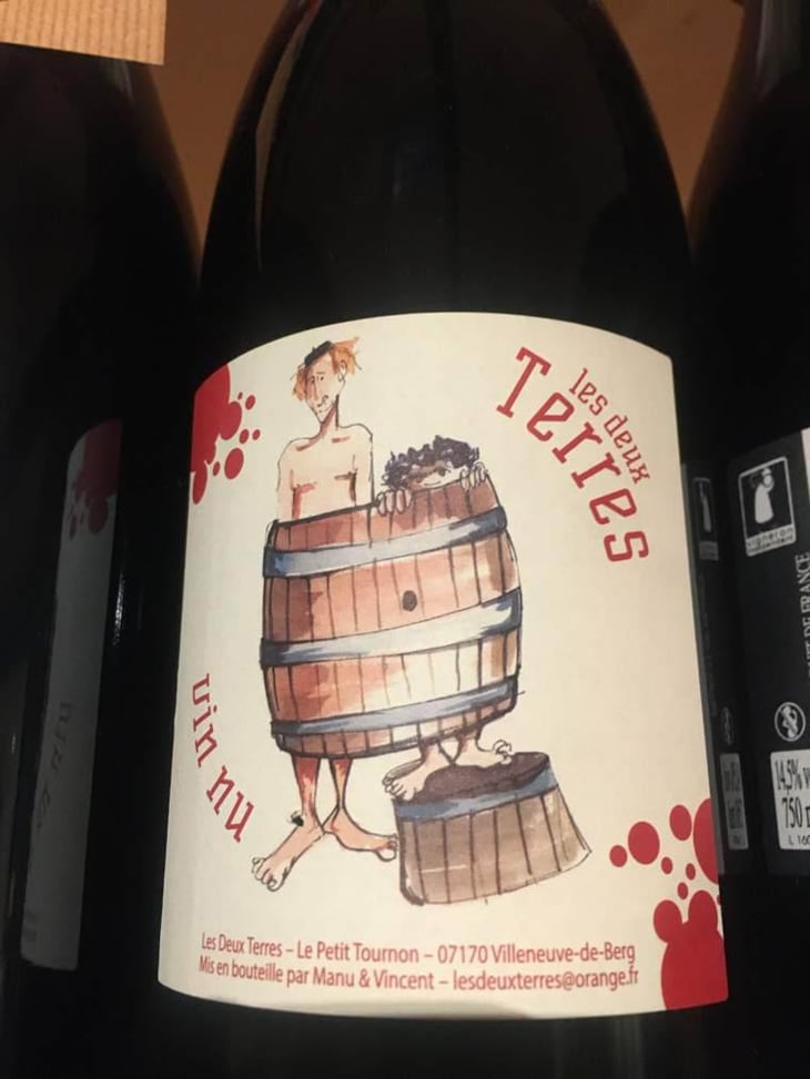 Vin Nu Rouge - Les Deux Terres - Vincent Fargier & Emmanuel Cunin -2022