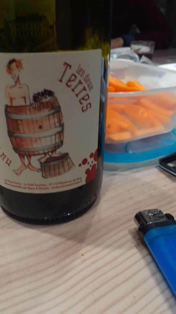 Vin Nu Rouge - Les Deux Terres - Vincent Fargier & Emmanuel Cunin -2022