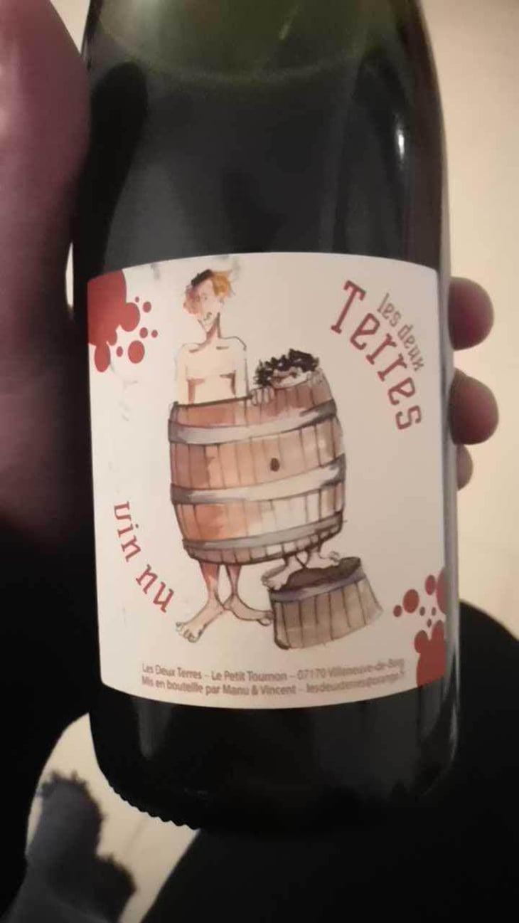 Vin Nu Rouge - Les Deux Terres - Vincent Fargier & Emmanuel Cunin -2022