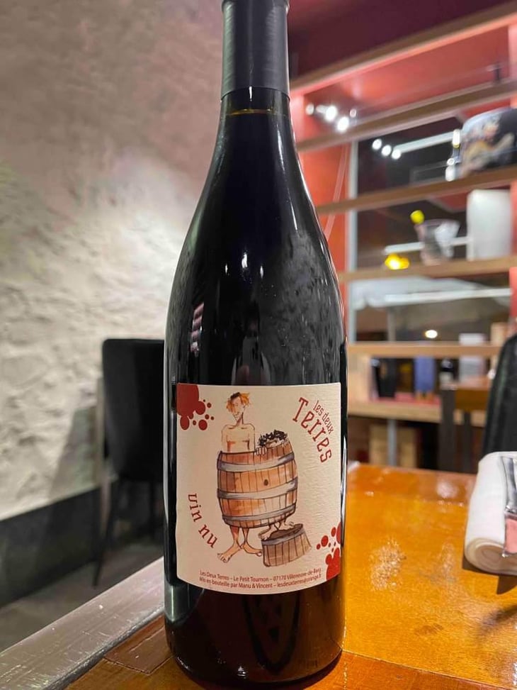 Vin Nu Rouge - Les Deux Terres - Vincent Fargier & Emmanuel Cunin -2022