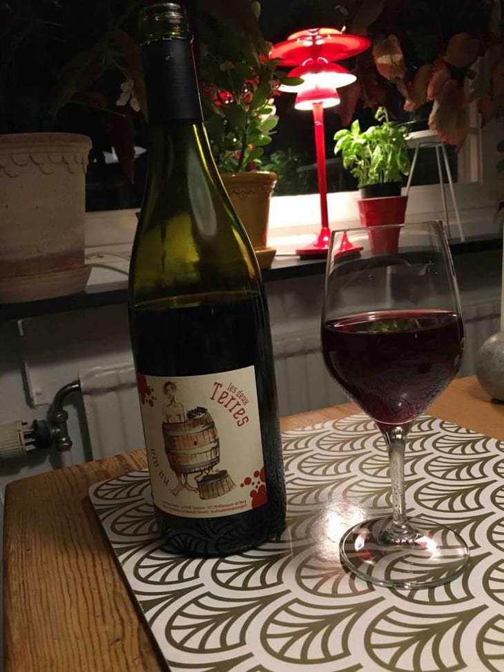 Vin Nu Rouge - Les Deux Terres - Vincent Fargier & Emmanuel Cunin -2022