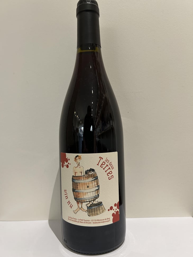 Vin Nu Rouge - Les Deux Terres - Vincent Fargier & Emmanuel Cunin -2022