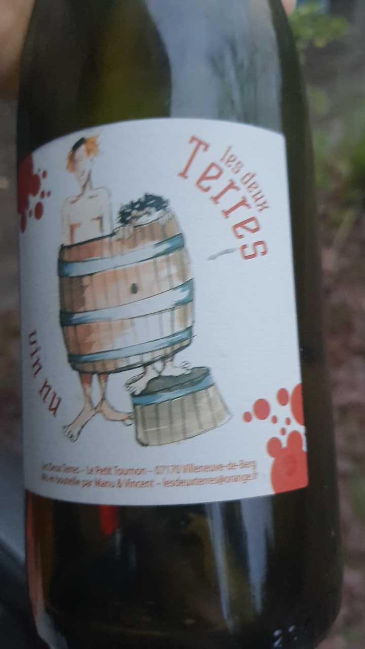 Vin Nu Rouge - Les Deux Terres - Vincent Fargier & Emmanuel Cunin -2022