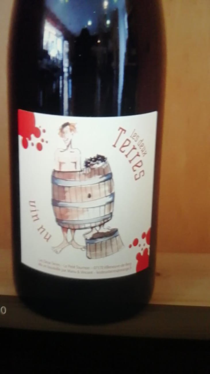 Vin Nu Rouge - Les Deux Terres - Vincent Fargier & Emmanuel Cunin -2022