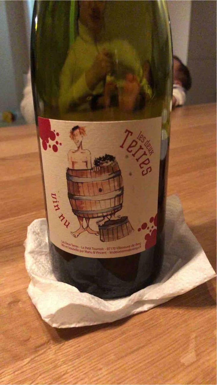Vin Nu Rouge - Les Deux Terres - Vincent Fargier & Emmanuel Cunin -2022