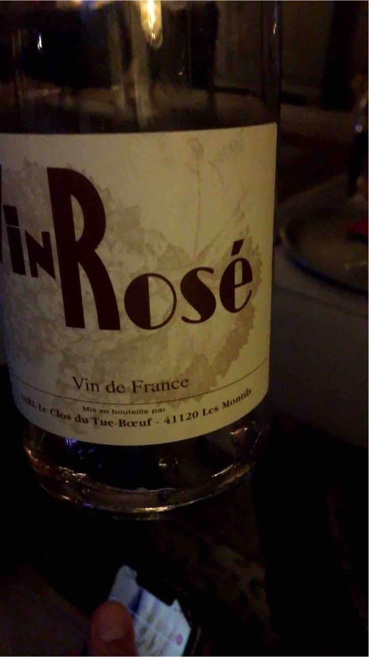 Vin Rosé - Clos du Tue-Bœuf - Zoé, Louise & Thierry Puzelat 