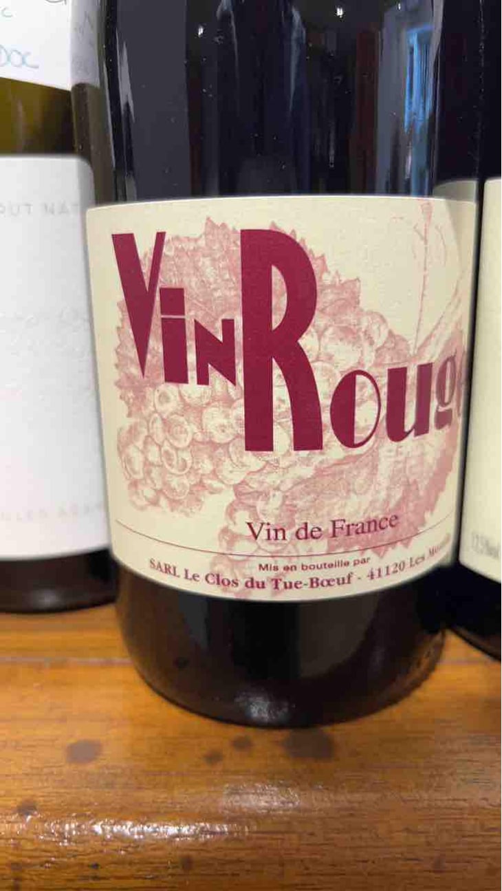 Vin Rouge - Clos du Tue-Bœuf - Zoé, Louise & Thierry Puzelat 