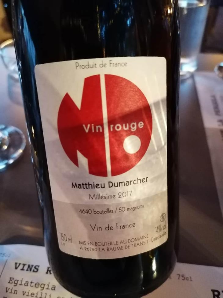 Vin Rouge - Domaine Matthieu Dumarcher - Matthieu Dumarcher 