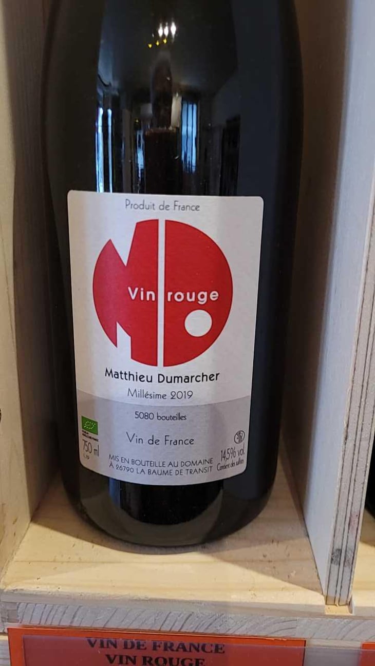 Vin Rouge - Domaine Matthieu Dumarcher - Matthieu Dumarcher 