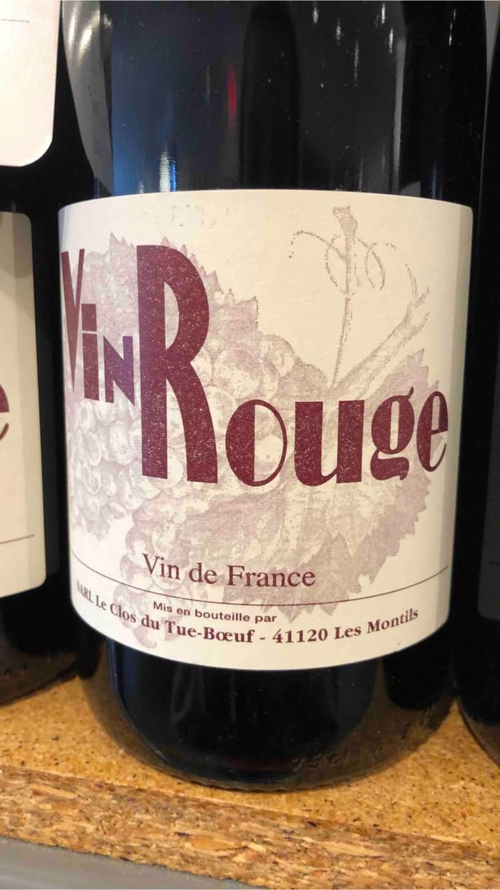Vin Rouge - Clos du Tue-Bœuf - Zoé, Louise & Thierry Puzelat 