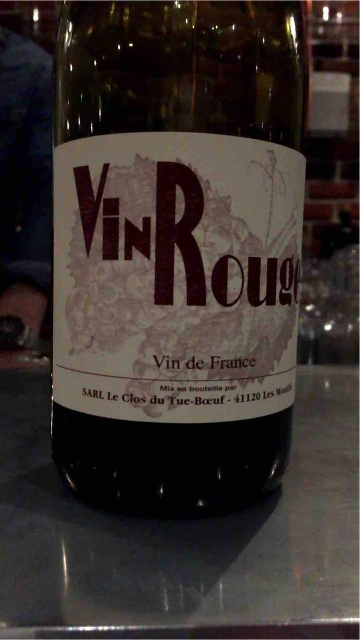 Vin Rouge - Clos du Tue-Bœuf - Zoé, Louise & Thierry Puzelat 