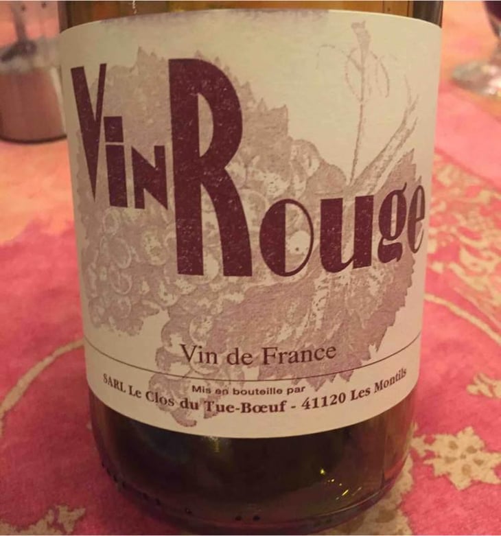 Vin Rouge - Clos du Tue-Bœuf - Zoé, Louise & Thierry Puzelat 