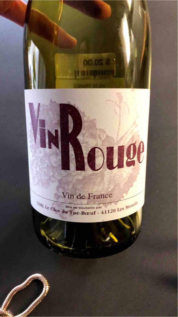 Vin Rouge - Clos du Tue-Bœuf - Zoé, Louise & Thierry Puzelat 