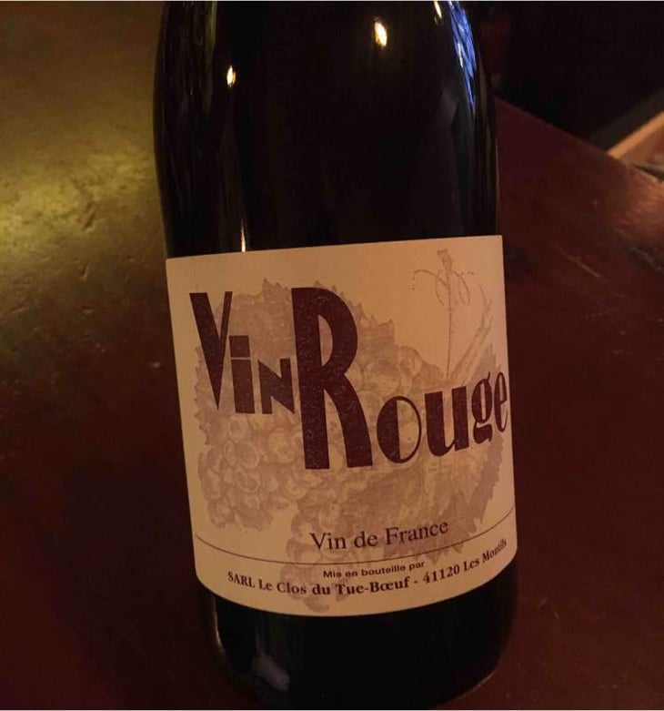 Vin Rouge - Clos du Tue-Bœuf - Zoé, Louise & Thierry Puzelat 
