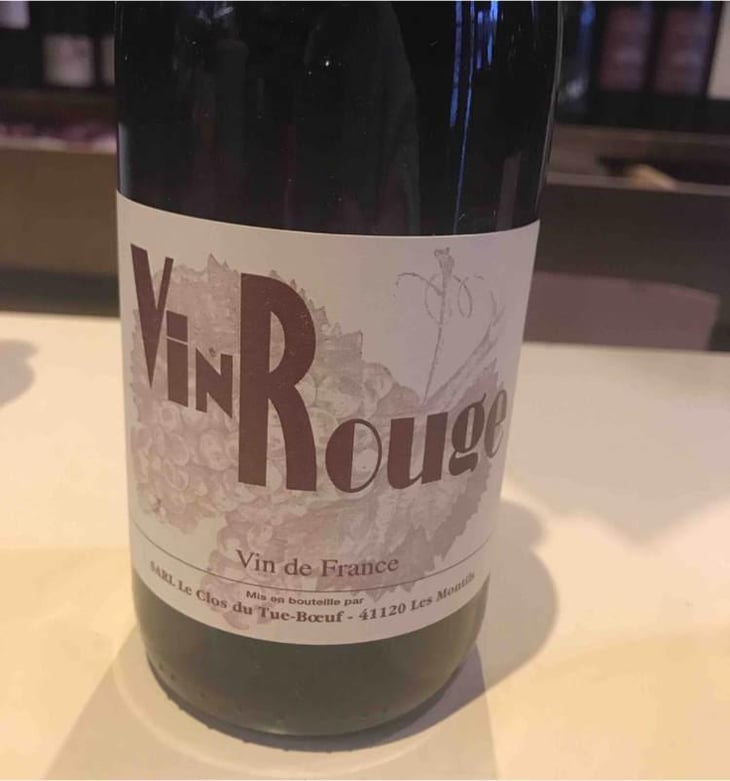 Vin Rouge - Clos du Tue-Bœuf - Zoé, Louise & Thierry Puzelat 