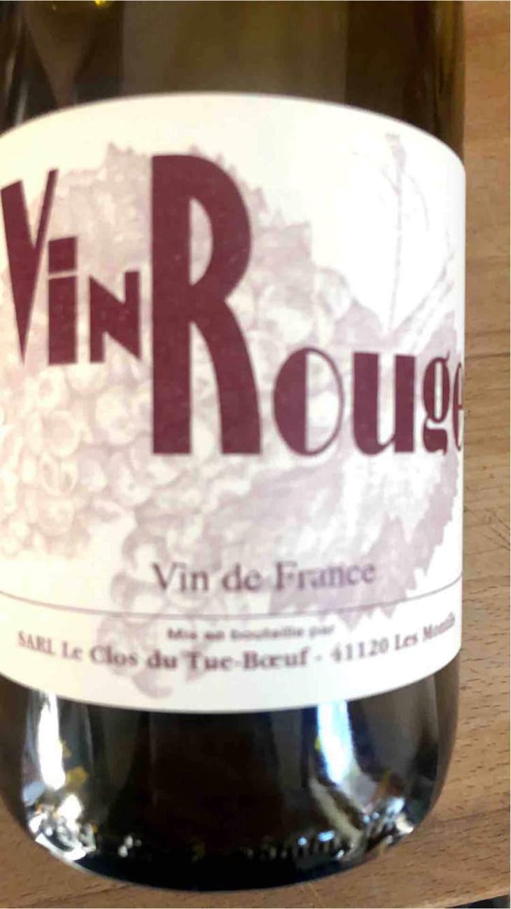 Vin Rouge - Clos du Tue-Bœuf - Zoé, Louise & Thierry Puzelat 