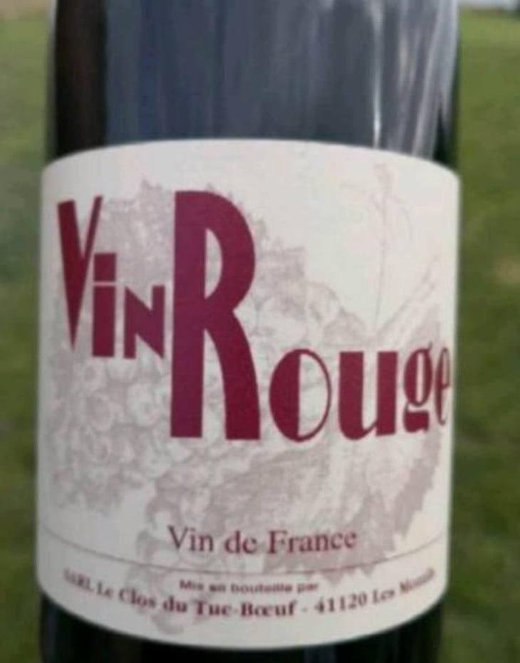 Vin Rouge - Clos du Tue-Bœuf - Zoé, Louise & Thierry Puzelat 