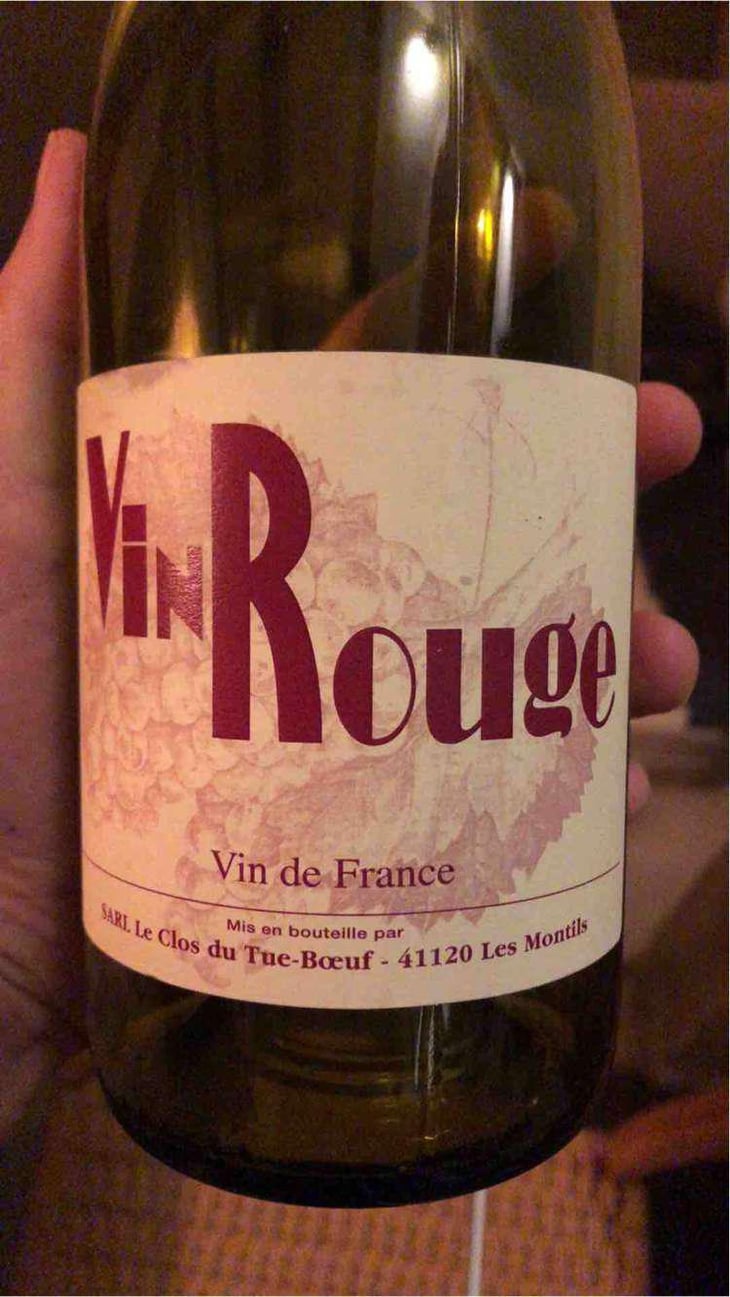 Vin Rouge - Clos du Tue-Bœuf - Zoé, Louise & Thierry Puzelat 