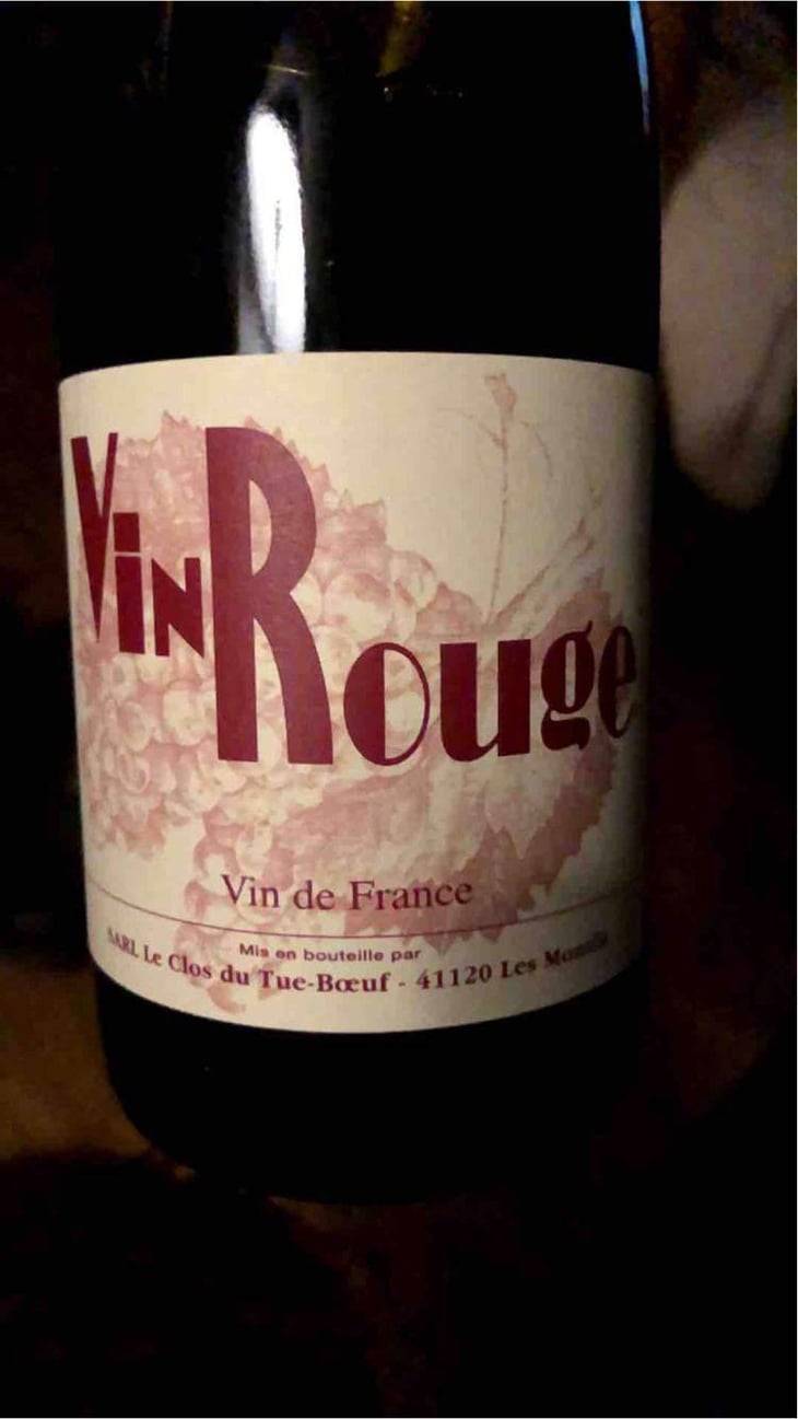 Vin Rouge - Clos du Tue-Bœuf - Zoé, Louise & Thierry Puzelat 