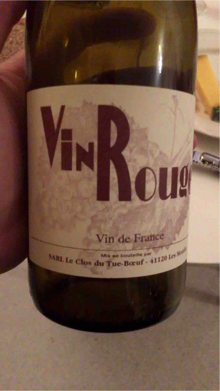 Vin Rouge - Clos du Tue-Bœuf - Zoé, Louise & Thierry Puzelat 