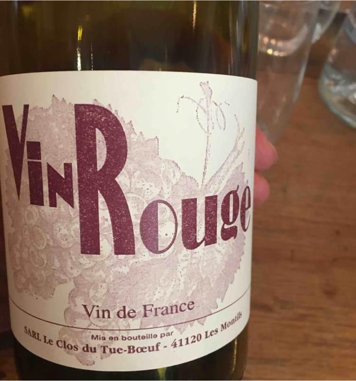 Vin Rouge - Clos du Tue-Bœuf - Zoé, Louise & Thierry Puzelat 