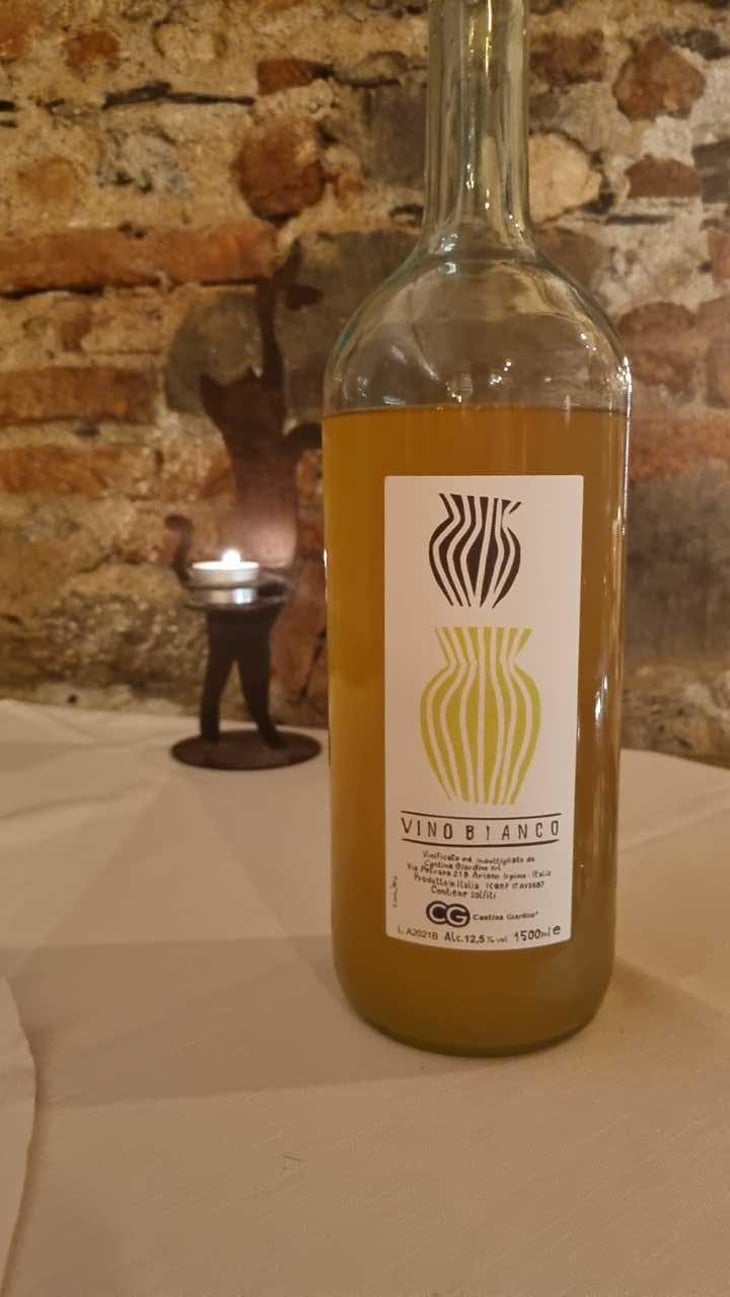 Vino Bianco 3 litri - Cantina Giardino - Antonio Di Gruttola & Daniela De Gruttola -2015