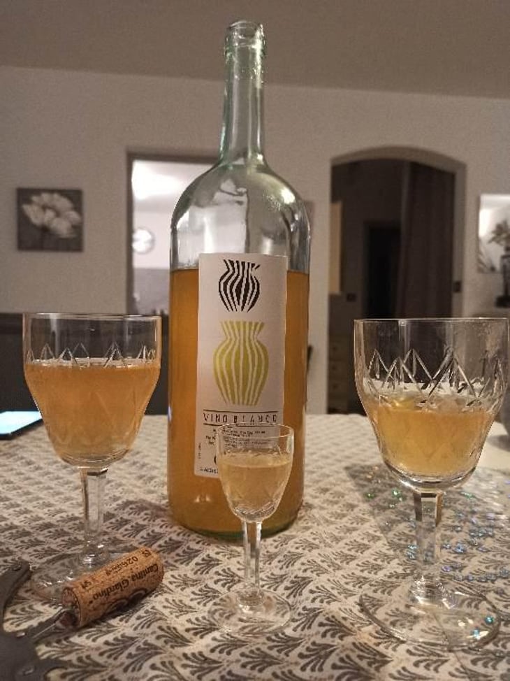 Vino Bianco Anfora - Cantina Giardino - Antonio Di Gruttola & Daniela De Gruttola -2020