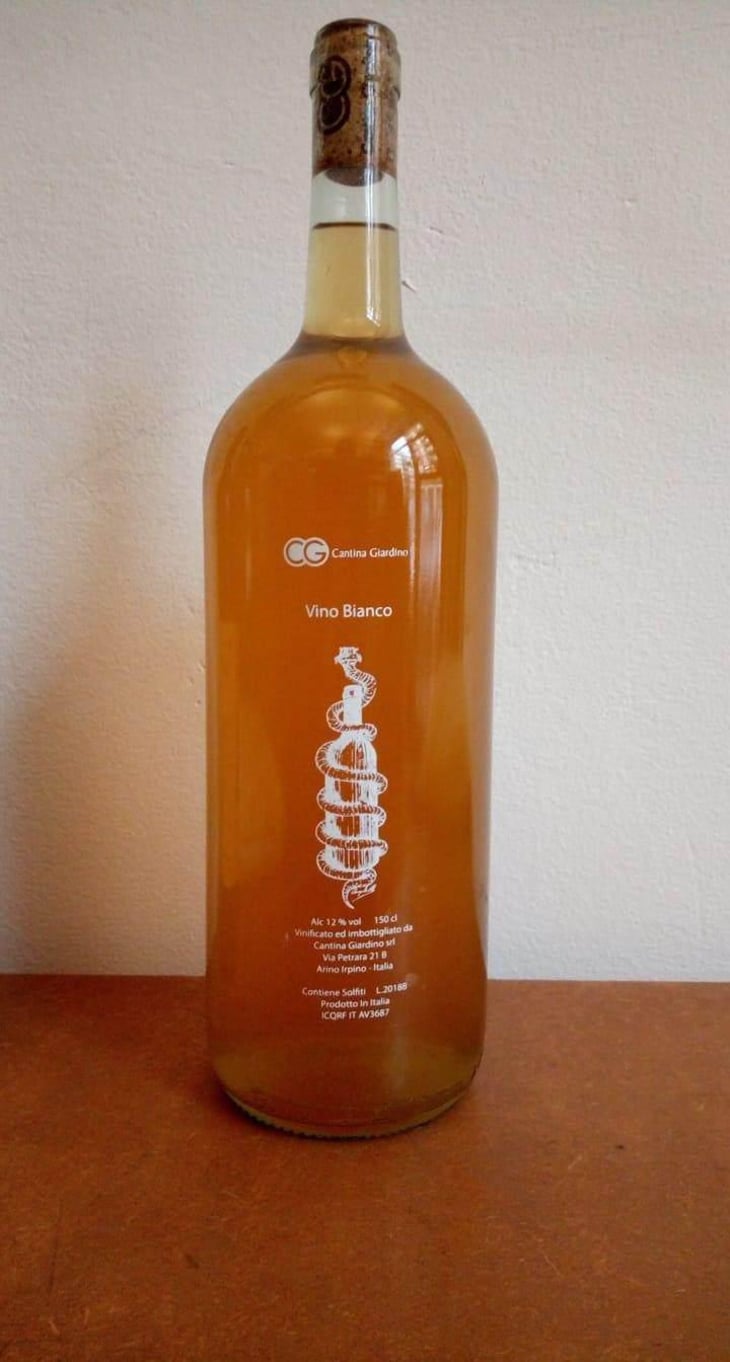 Vino Bianco 3 litri - Cantina Giardino - Antonio Di Gruttola & Daniela De Gruttola -2015